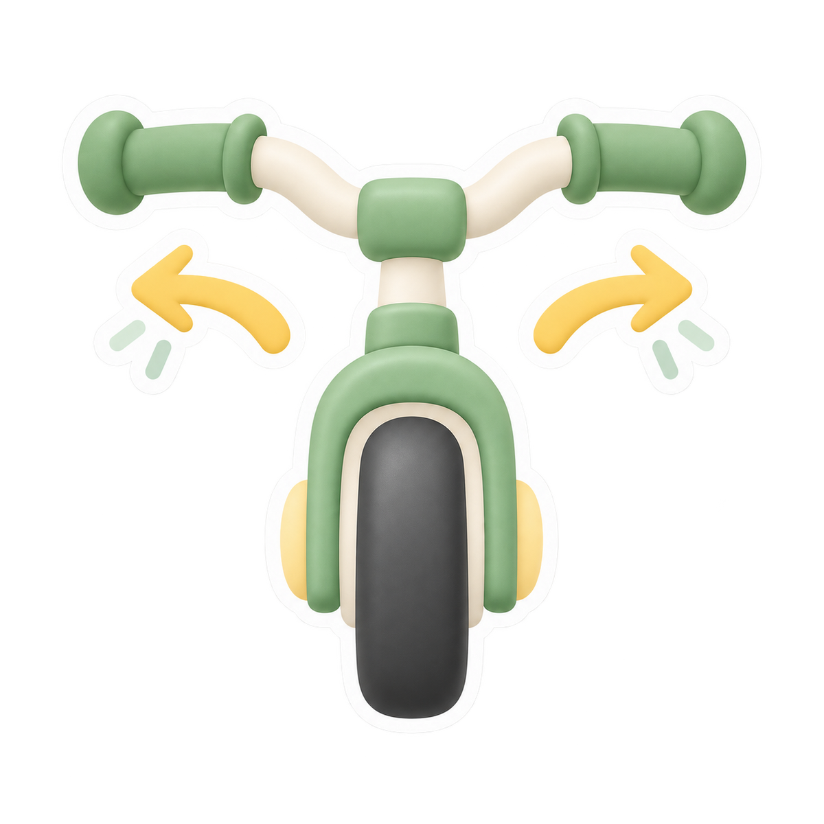 Steering practice sticker icon