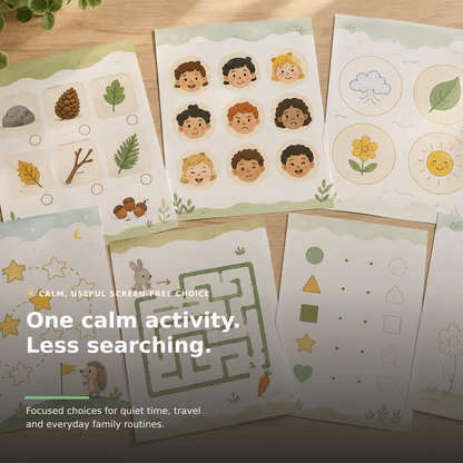 Toyella Screen-Free Starter Pack — calm screen-free benefits