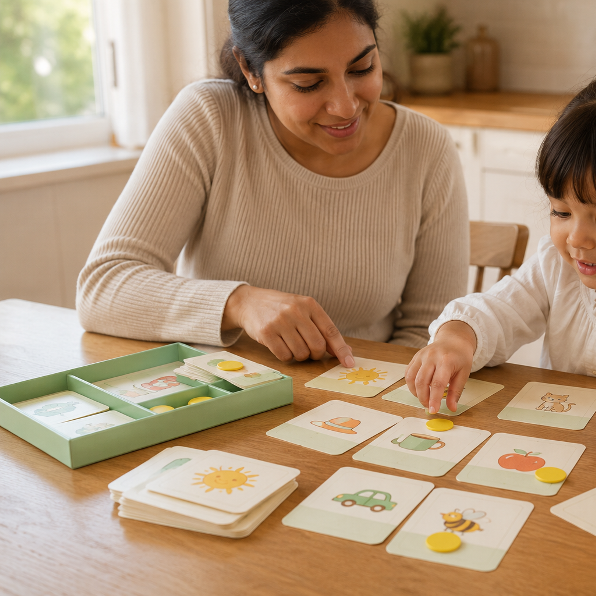 Toyella Ultimate Play and Learn Library — parent and child activity