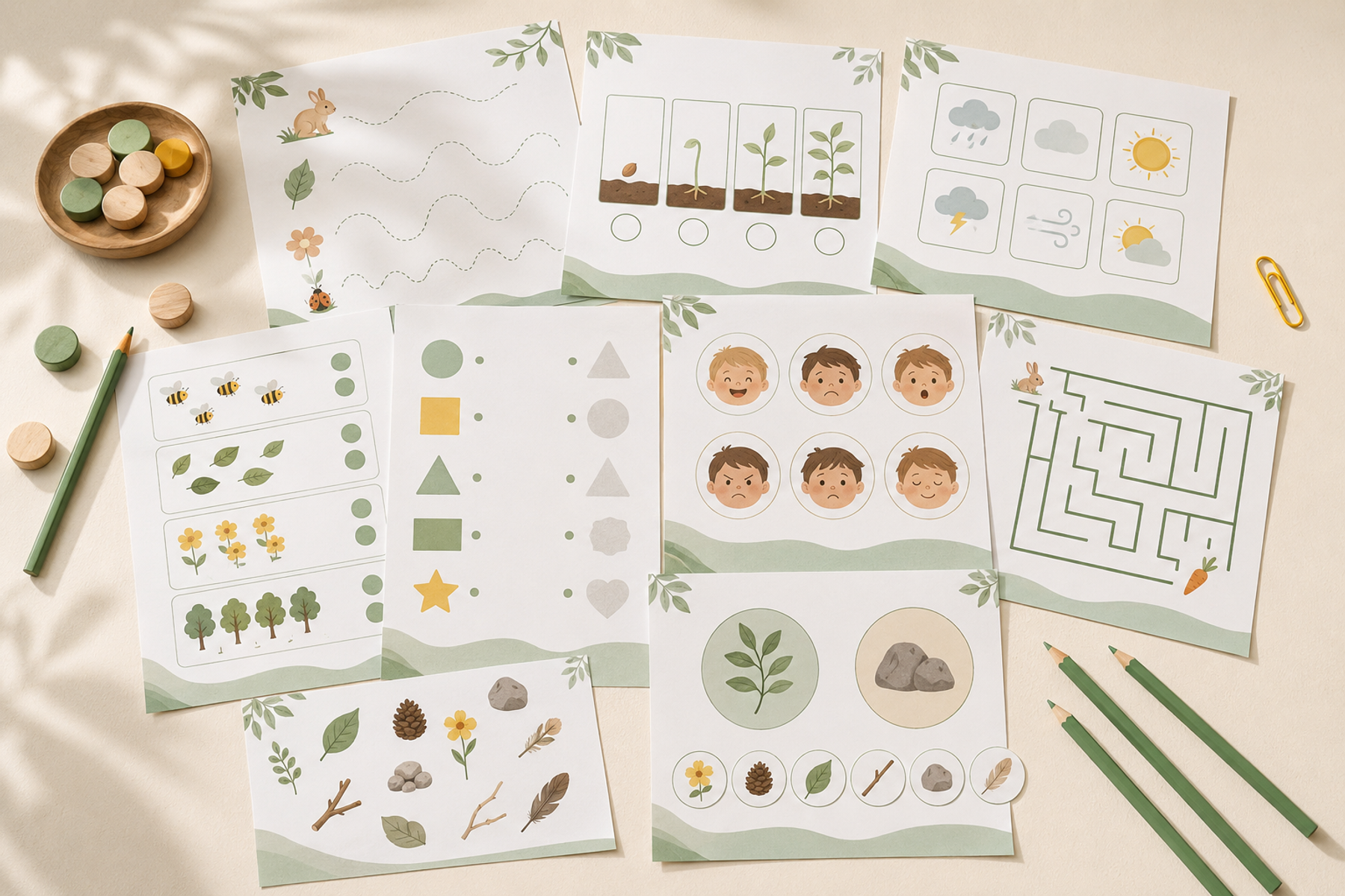 Ultimate Library printable activity contents